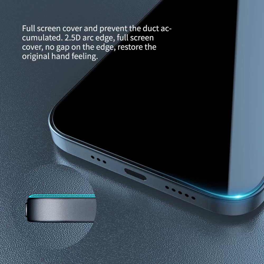 Apple iPhone 12 Pro защитное стекло  Nillkin Guardian Full Coverage Privacy Tempered Glass