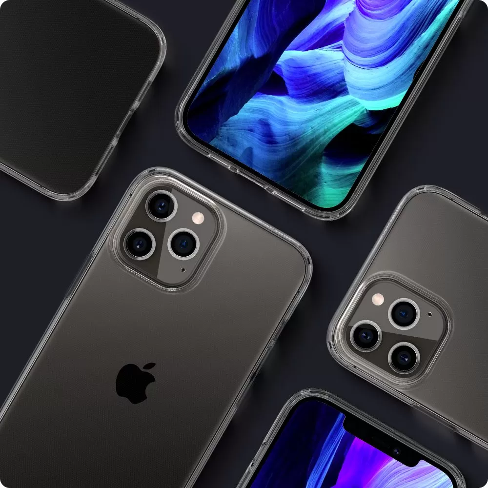 Apple iPhone 12 Pro ümbris läbipaistev SPIGEN LIQUID CRYSTAL / PRO
