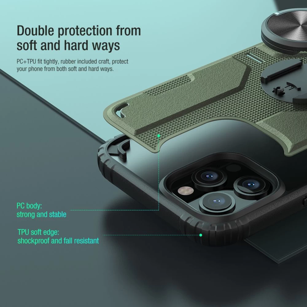 Apple iPhone 12 Pro vāciņš melns Nillkin Medley