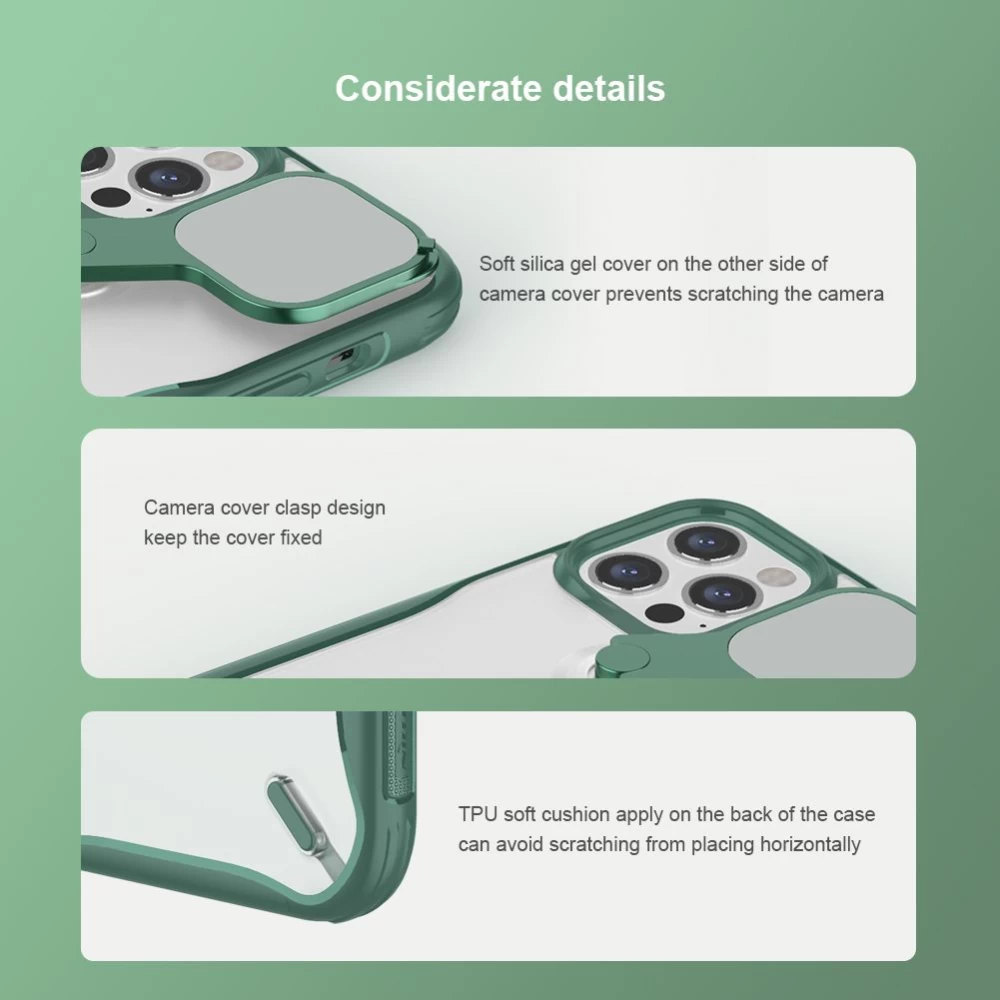 Apple iPhone 12 Pro ümbris punane Nillkin Cyclops