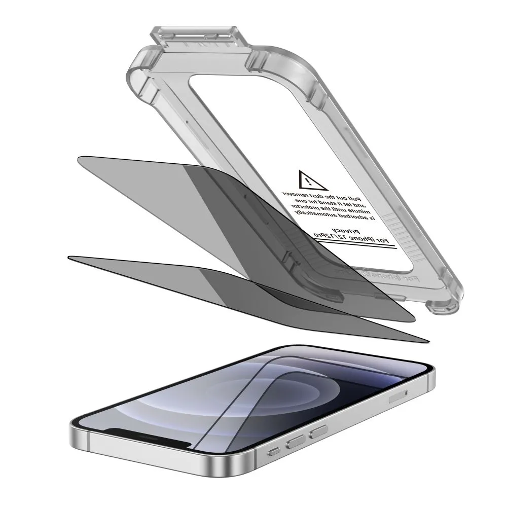 Apple iPhone 12 Pro aizsargstikls  TECH-PROTECT QUICK SET SPY+ PRIVACY 2-PACK