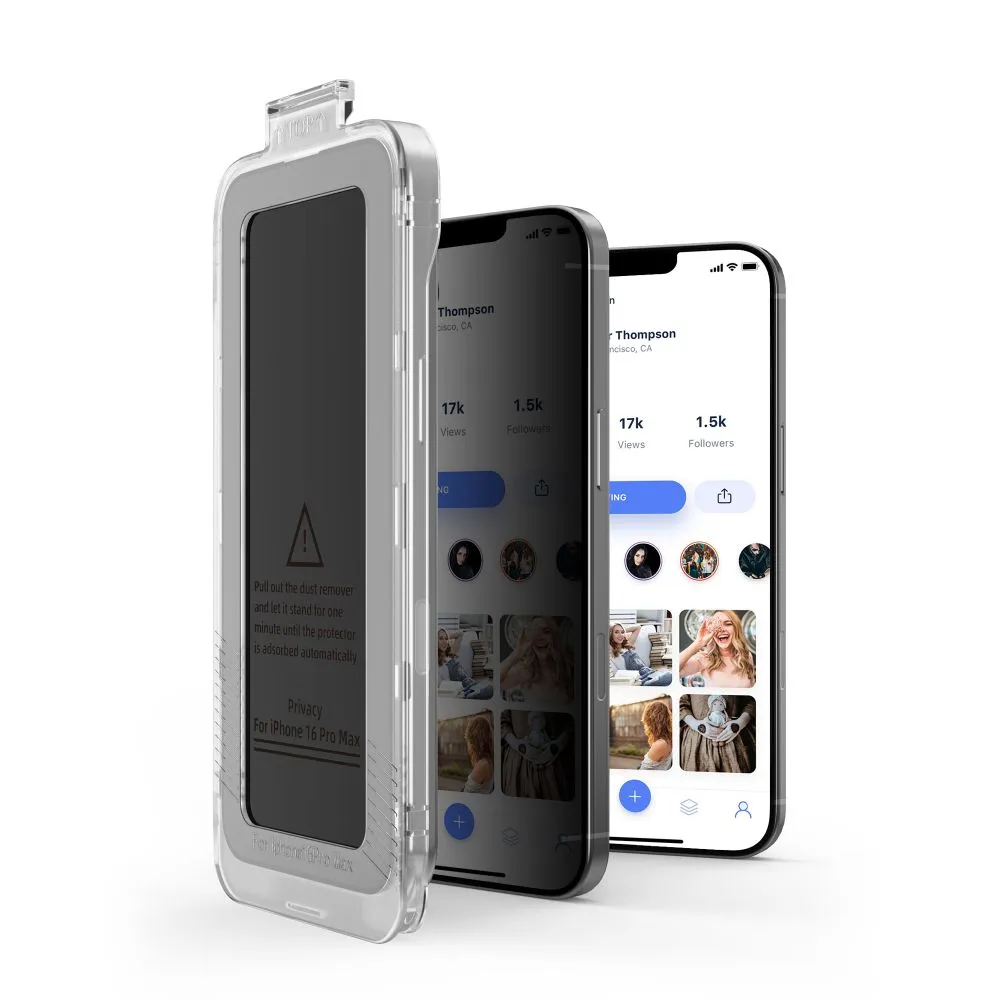 Apple iPhone 12 Pro aizsargstikls  TECH-PROTECT QUICK SET SPY+ PRIVACY 2-PACK