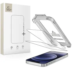 iPhone iPhone 12 Pro aizsargstikls TECH-PROTECT QUICK SET+ 2-PACK Apple iPhone 12 Pro