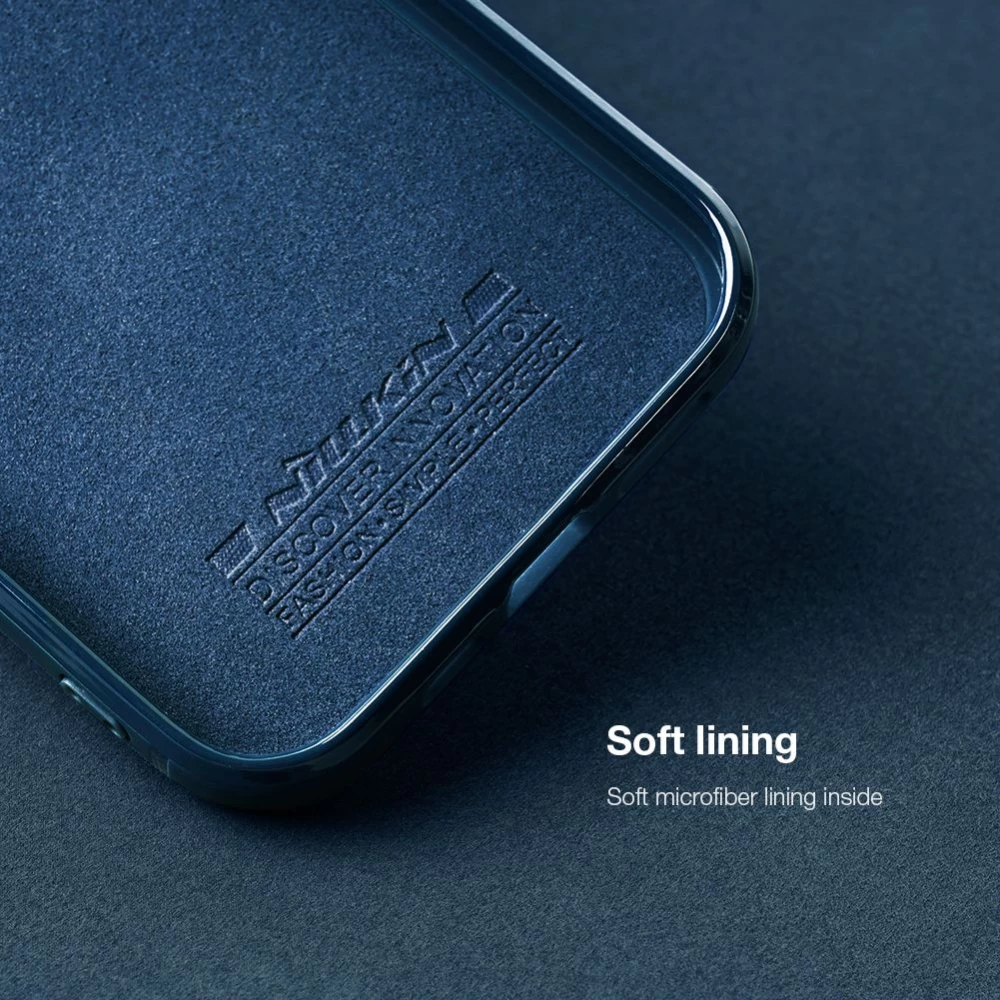 Apple iPhone 12 dėklas rudas Nillkin Aoge Leather