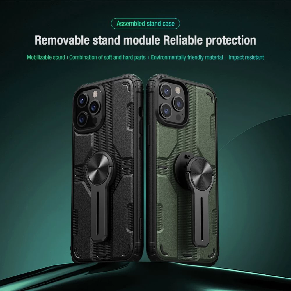 Apple iPhone 12 dėklas Juoda Nillkin Medley