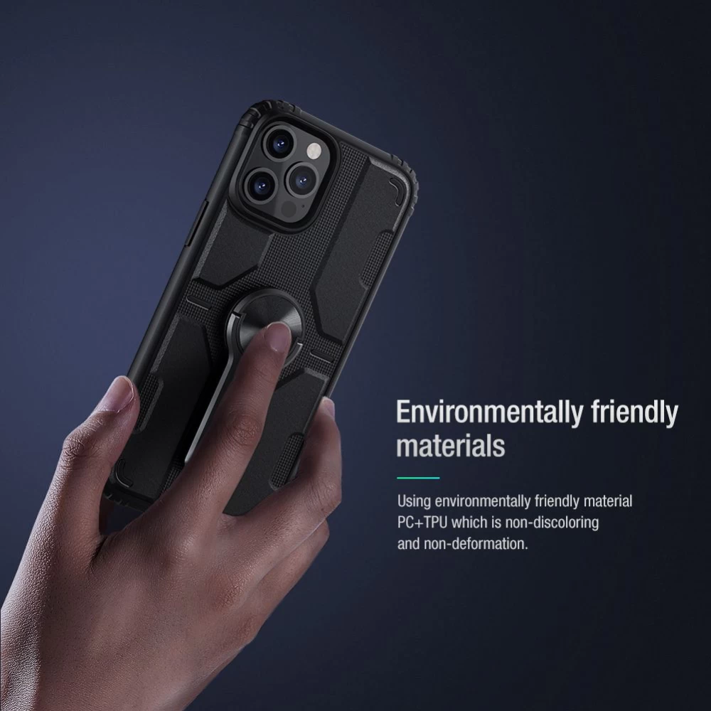 Apple iPhone 12 dėklas Juoda Nillkin Medley