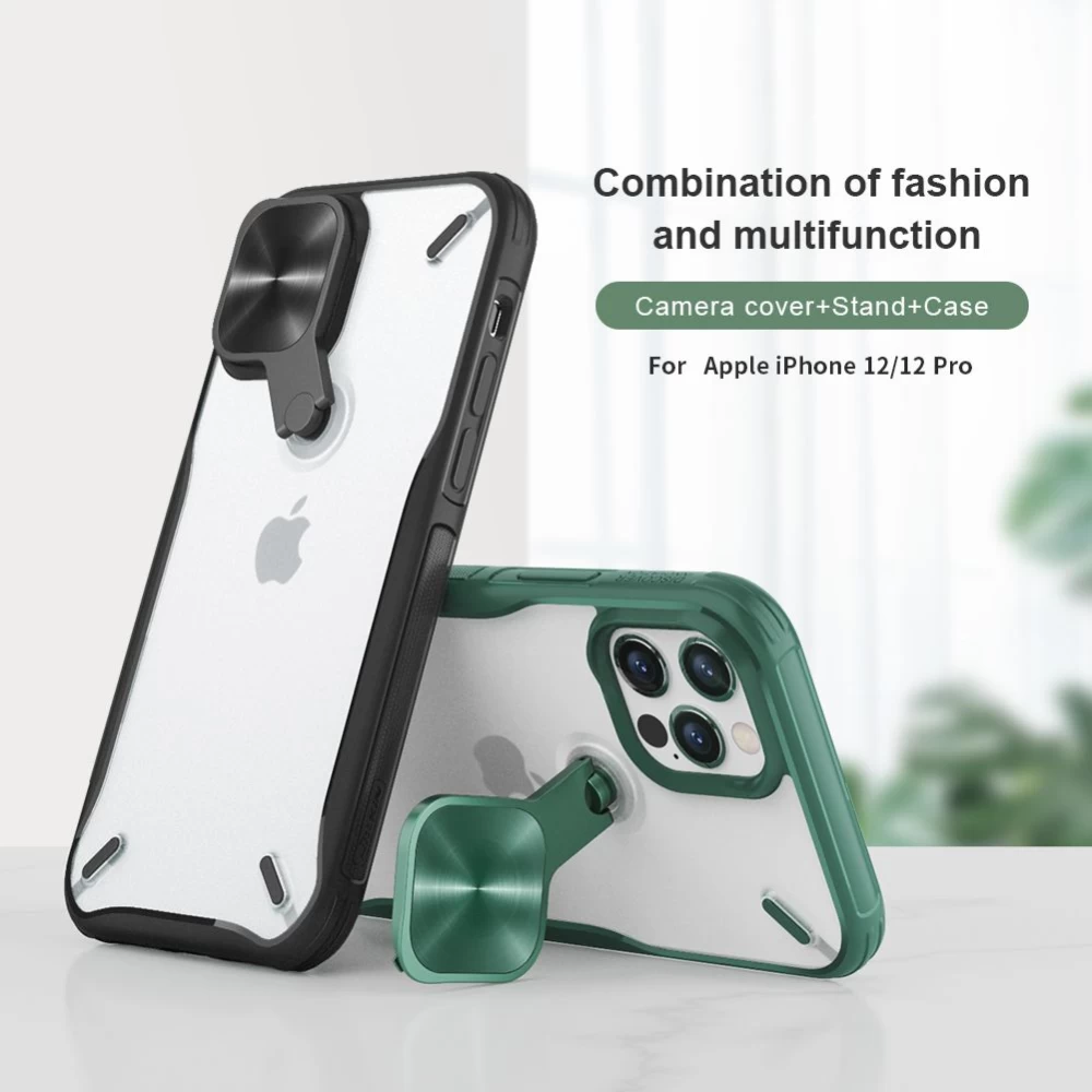 Apple iPhone 12 dėklas raudonas Nillkin Cyclops