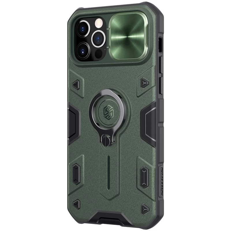 Apple iPhone 12 dėklas žalia Nillkin CamShield Armor