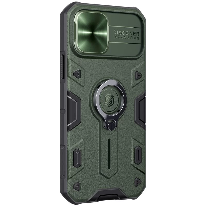 Apple iPhone 12 dėklas žalia Nillkin CamShield Armor