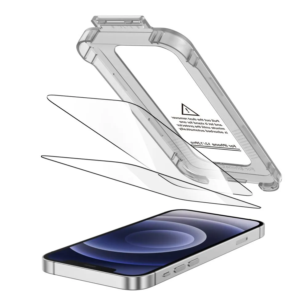 Apple iPhone 12 panssarilasi  TECH-PROTECT QUICK SET+ 2-PACK
