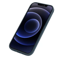 Apple iPhone 12 dėklas mėlyna Nillkin Aoge Leather 