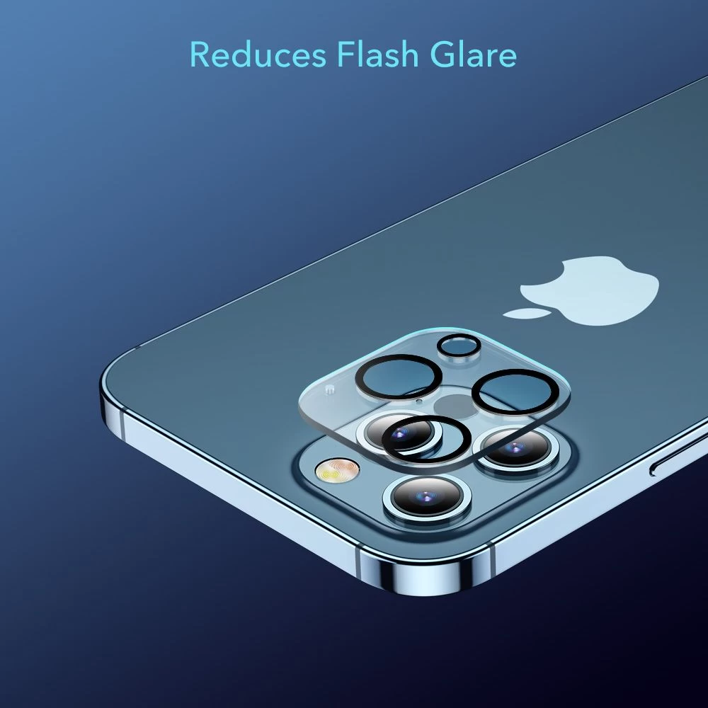 Apple iPhone 12 Pro Max skärmskydd  ESR Camera Lens Protector (Clear)iPhone PRO MAX (2 pack)