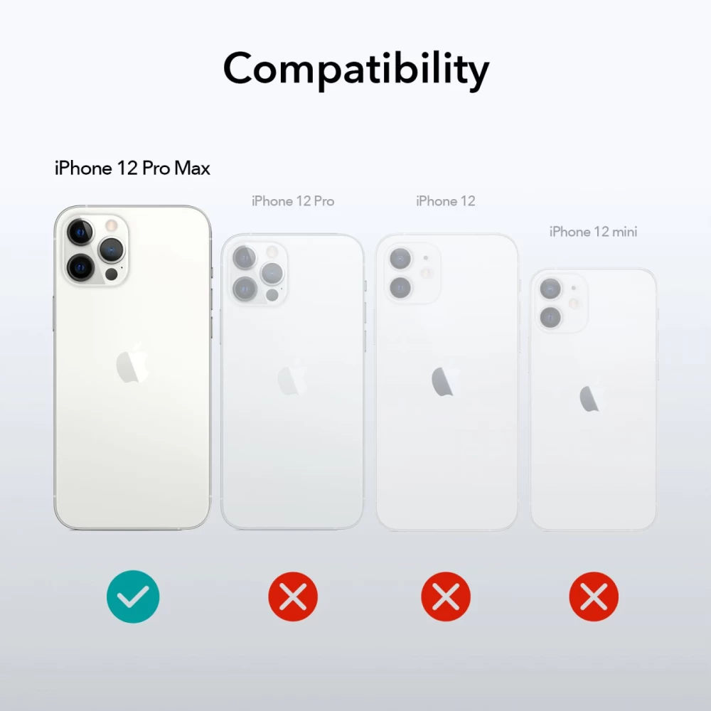 Apple iPhone 12 Pro Max suojakuori läpinäkyvä ESR Air Shield Boost