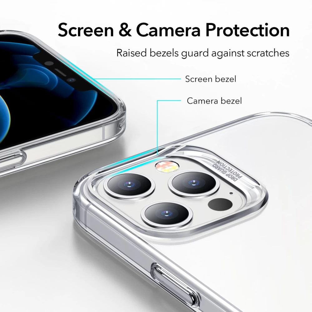 Apple iPhone 12 Pro Max suojakuori läpinäkyvä ESR Air Shield Boost