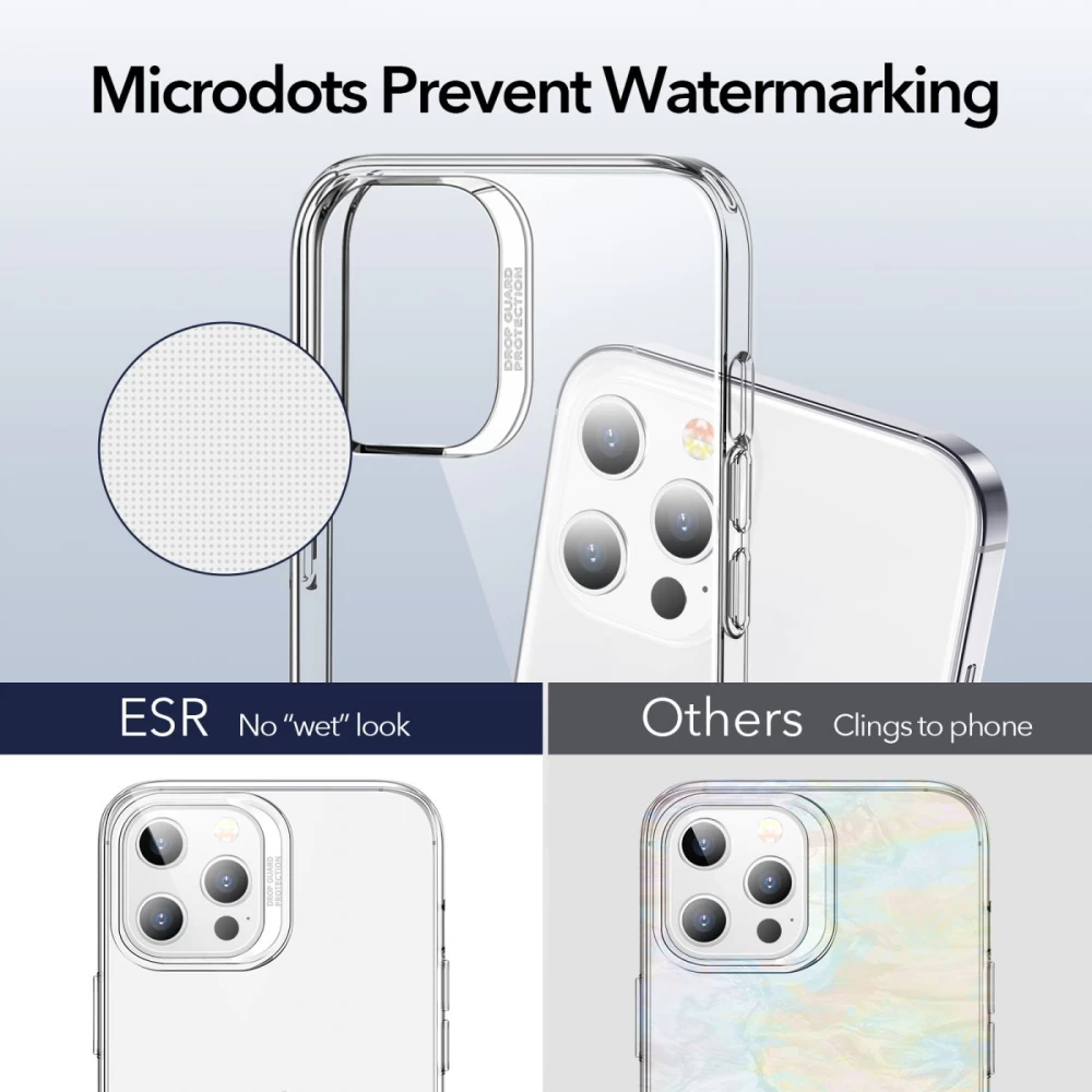 Apple iPhone 12 Pro Max suojakuori läpinäkyvä ESR Air Shield Boost