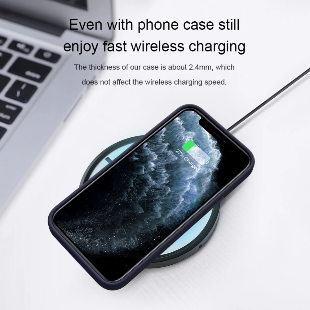 Apple iPhone 12 Pro Max suojakuori musta Nillkin Flex Pure 