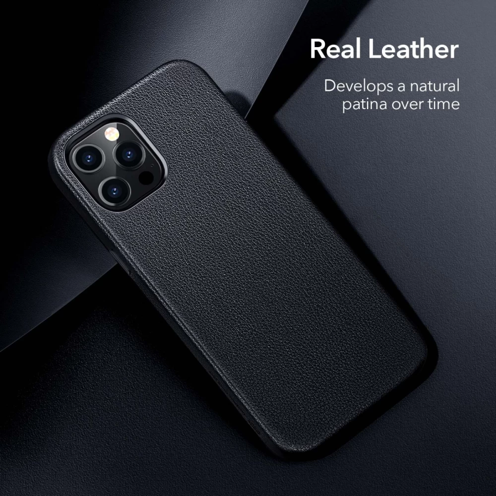 Apple iPhone 12 Pro Max suojakuori musta ESR Metro Premium 