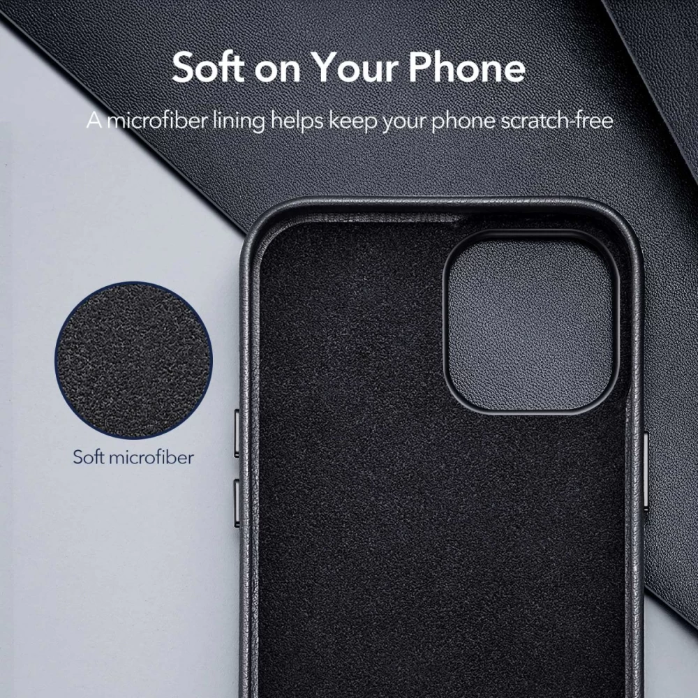 Apple iPhone 12 Pro Max suojakuori musta ESR Metro Premium 