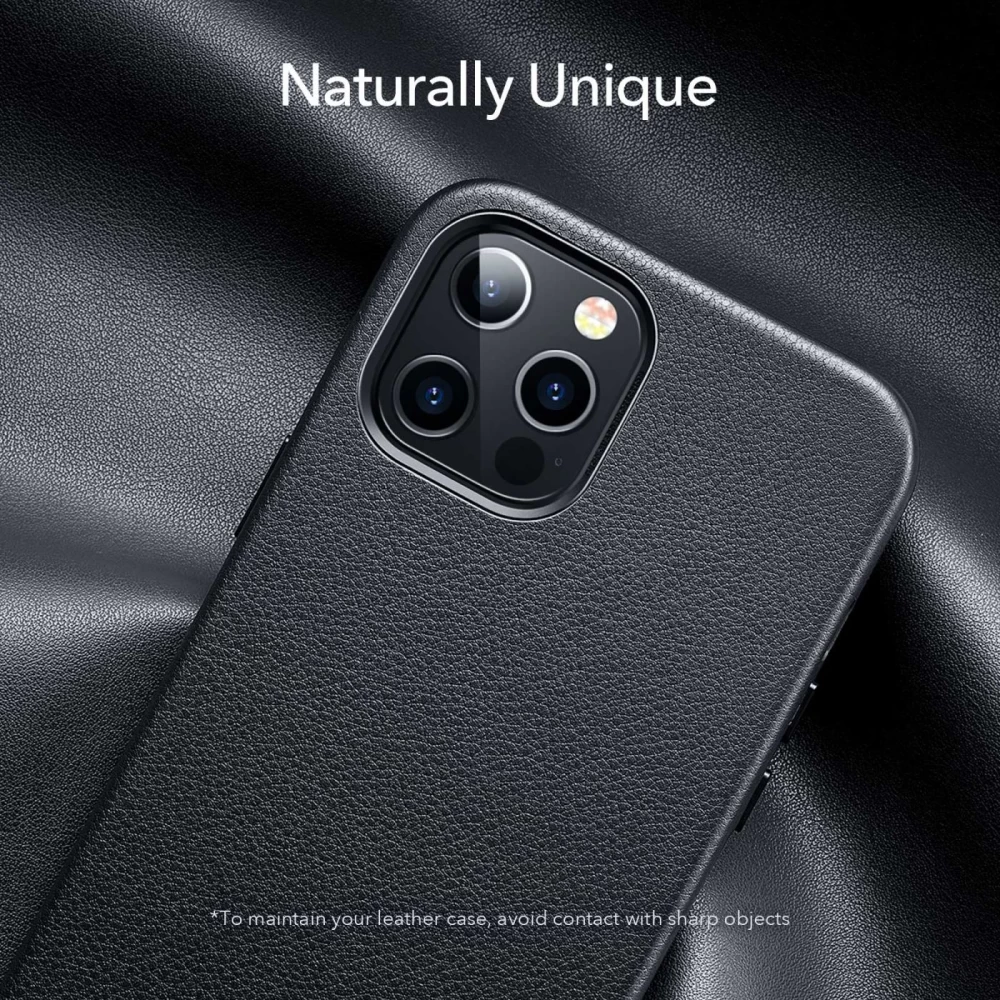 Apple iPhone 12 Pro Max suojakuori musta ESR Metro Premium 