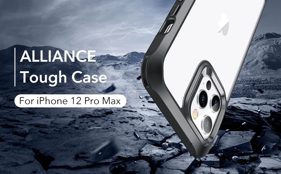 Apple iPhone 12 Pro Max suojakuori musta ESR Alliance