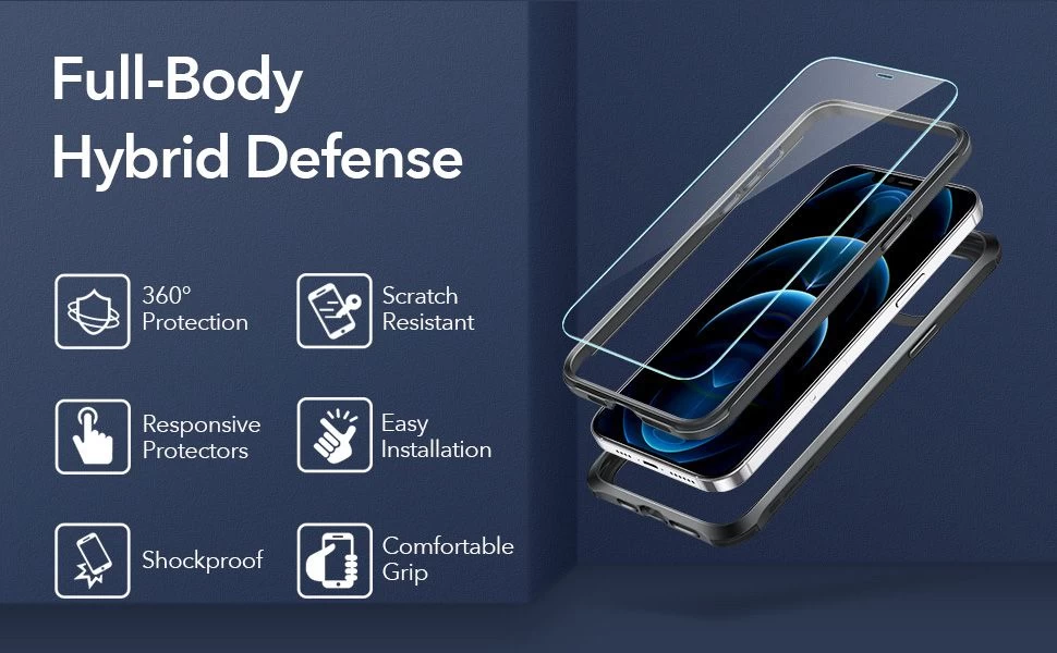 Apple iPhone 12 Pro Max suojakuori musta ESR Alliance