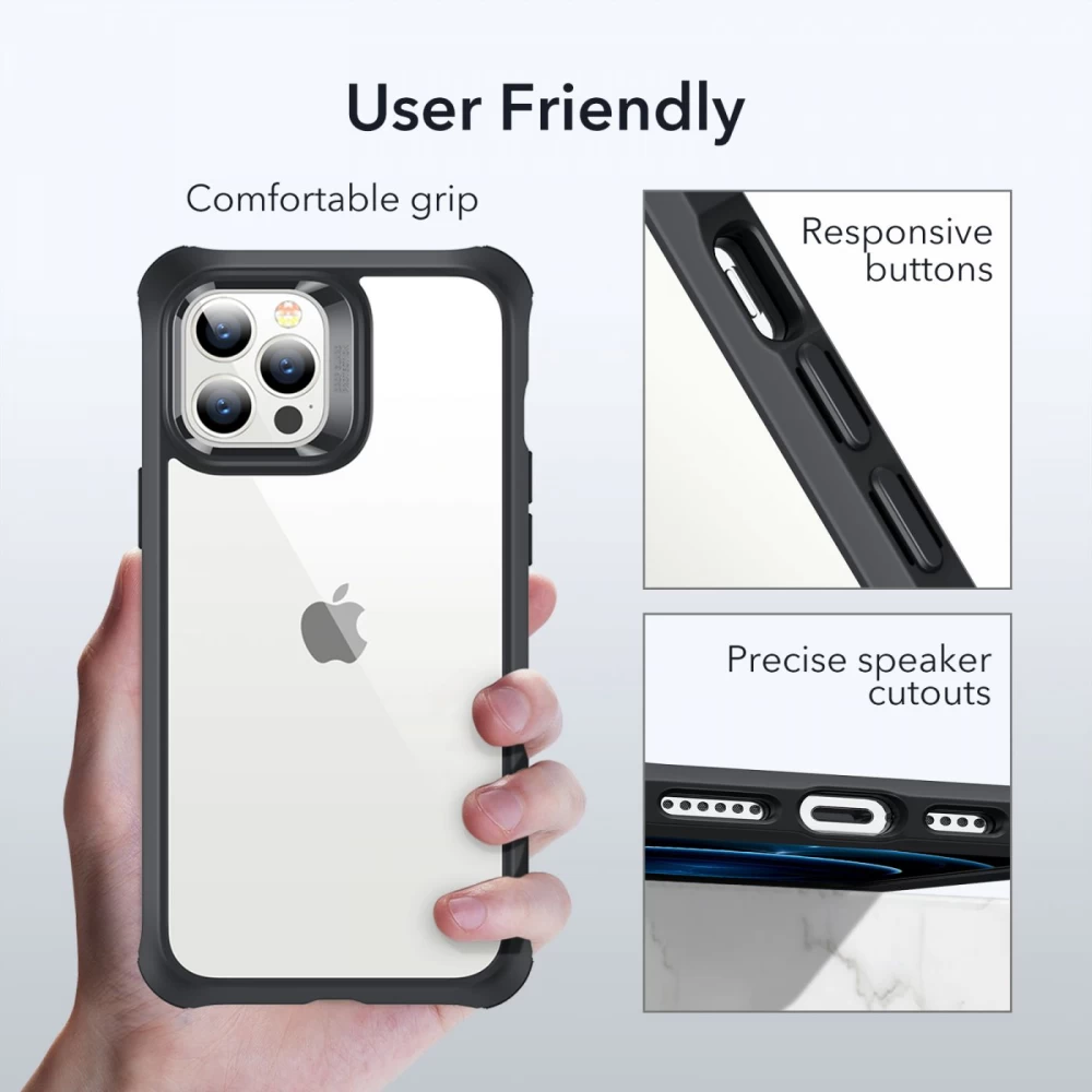 Apple iPhone 12 Pro Max suojakuori musta ESR Alliance