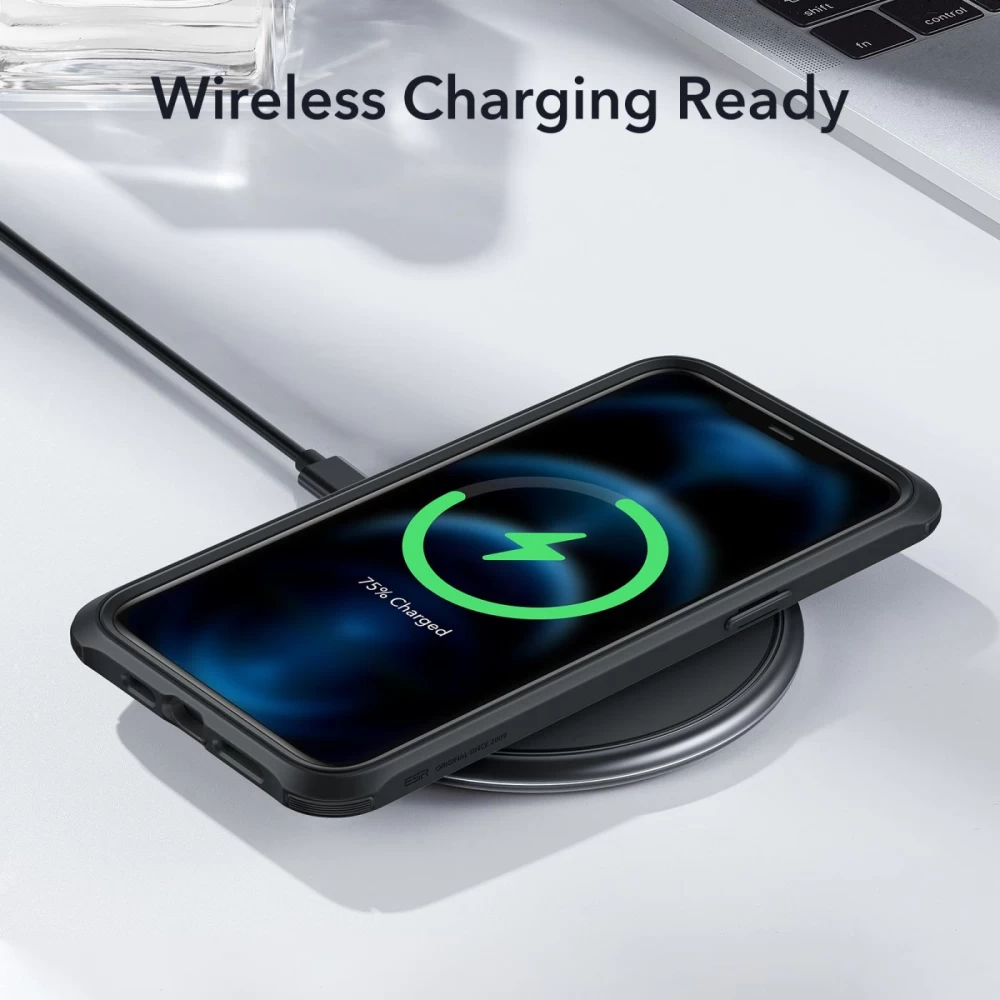 Apple iPhone 12 Pro Max suojakuori musta ESR Alliance