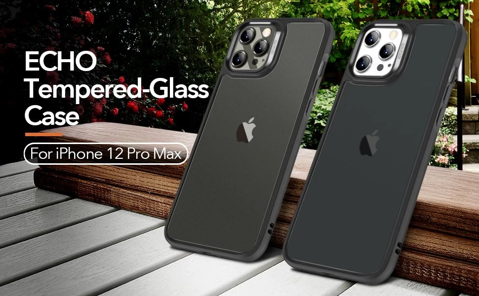 Apple iPhone 12 Pro Max suojakuori musta ESR Ice Shield 