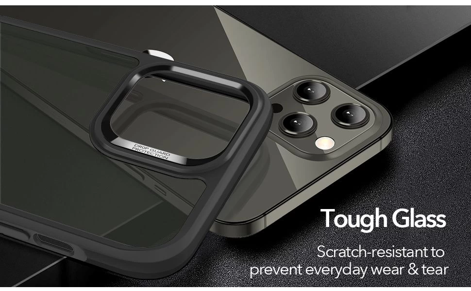 Apple iPhone 12 Pro Max suojakuori musta ESR Ice Shield 