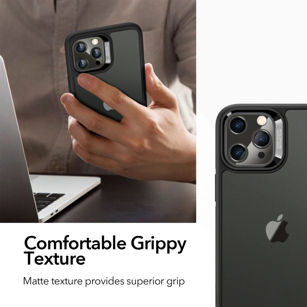 Apple iPhone 12 Pro Max suojakuori musta ESR Ice Shield 