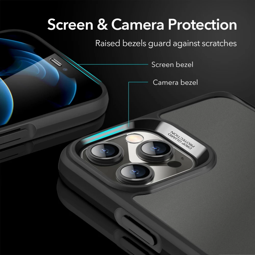 Apple iPhone 12 Pro Max suojakuori musta ESR Ice Shield 