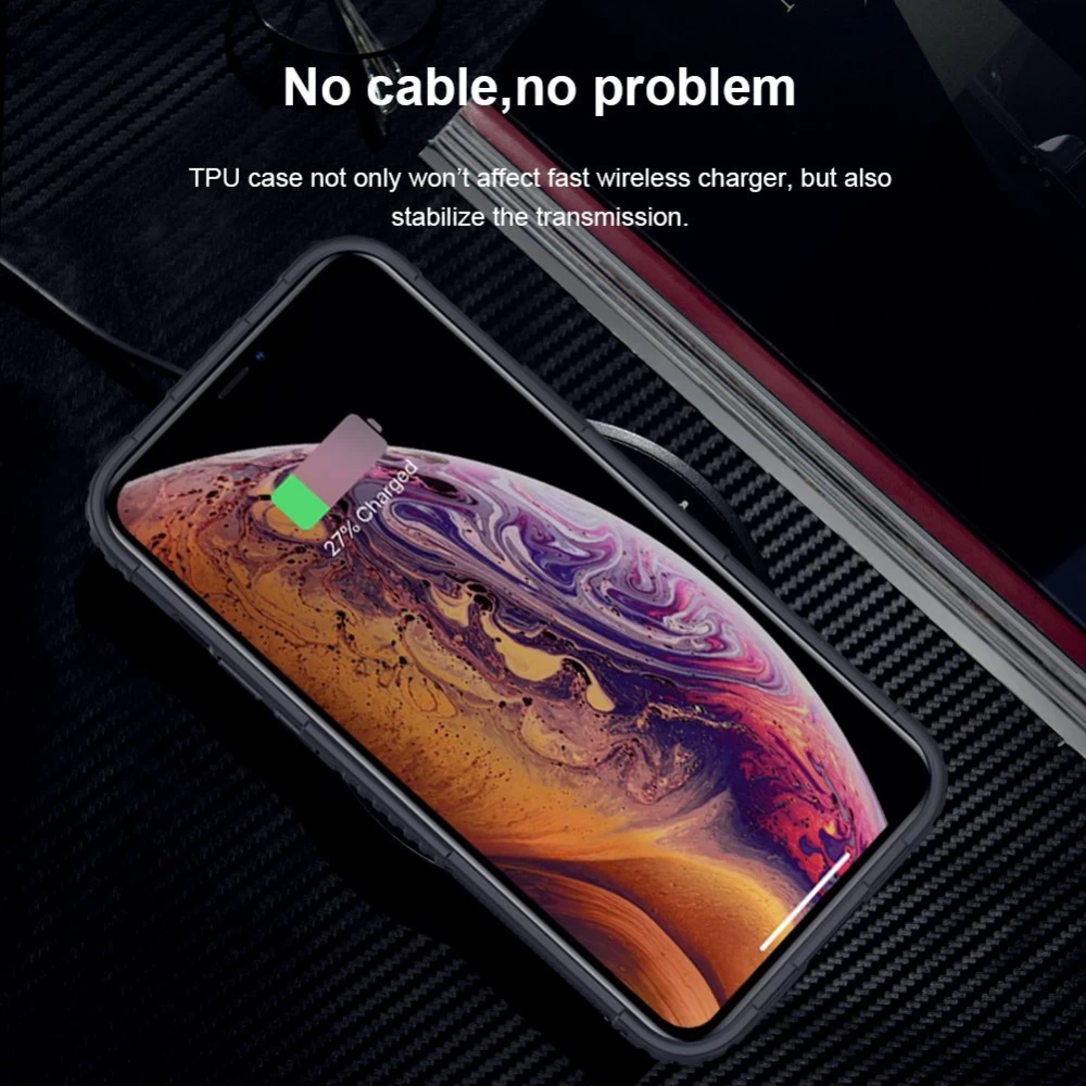 Apple iPhone 12 Pro Max suojakuori musta Nillkin Tactics 