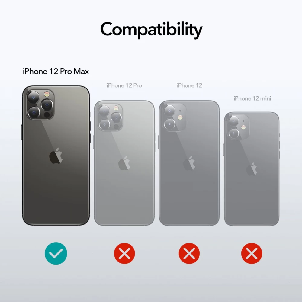 Apple iPhone 12 Pro Max suojakuori musta ESR Air Armor 