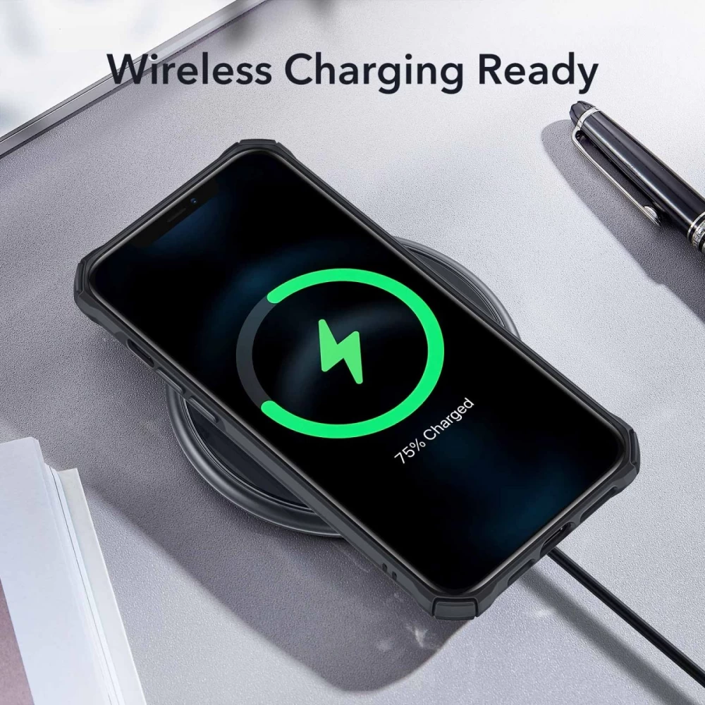 Apple iPhone 12 Pro Max suojakuori musta ESR Air Armor 