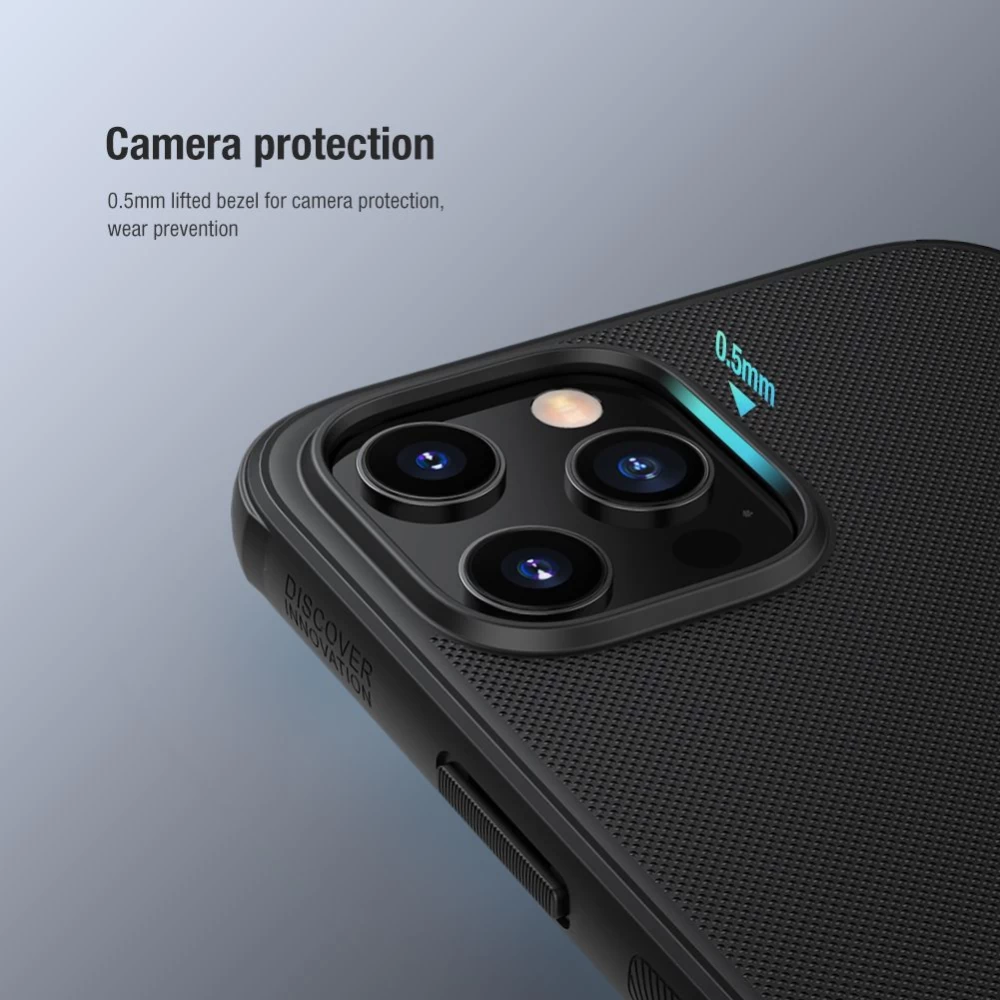Apple iPhone 12 Pro Max suojakuori punainen Nillkin Super Frosted Shield