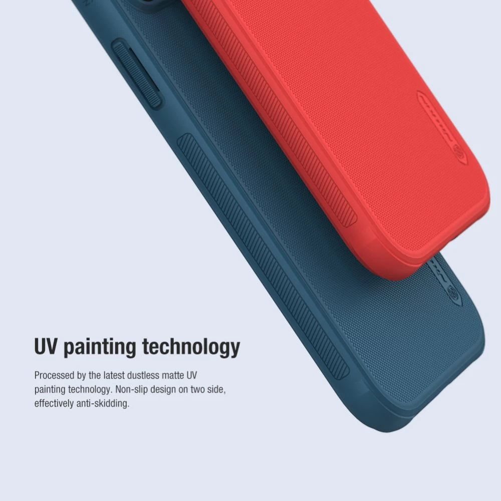 Apple iPhone 12 Pro Max suojakuori punainen Nillkin Super Frosted Shield