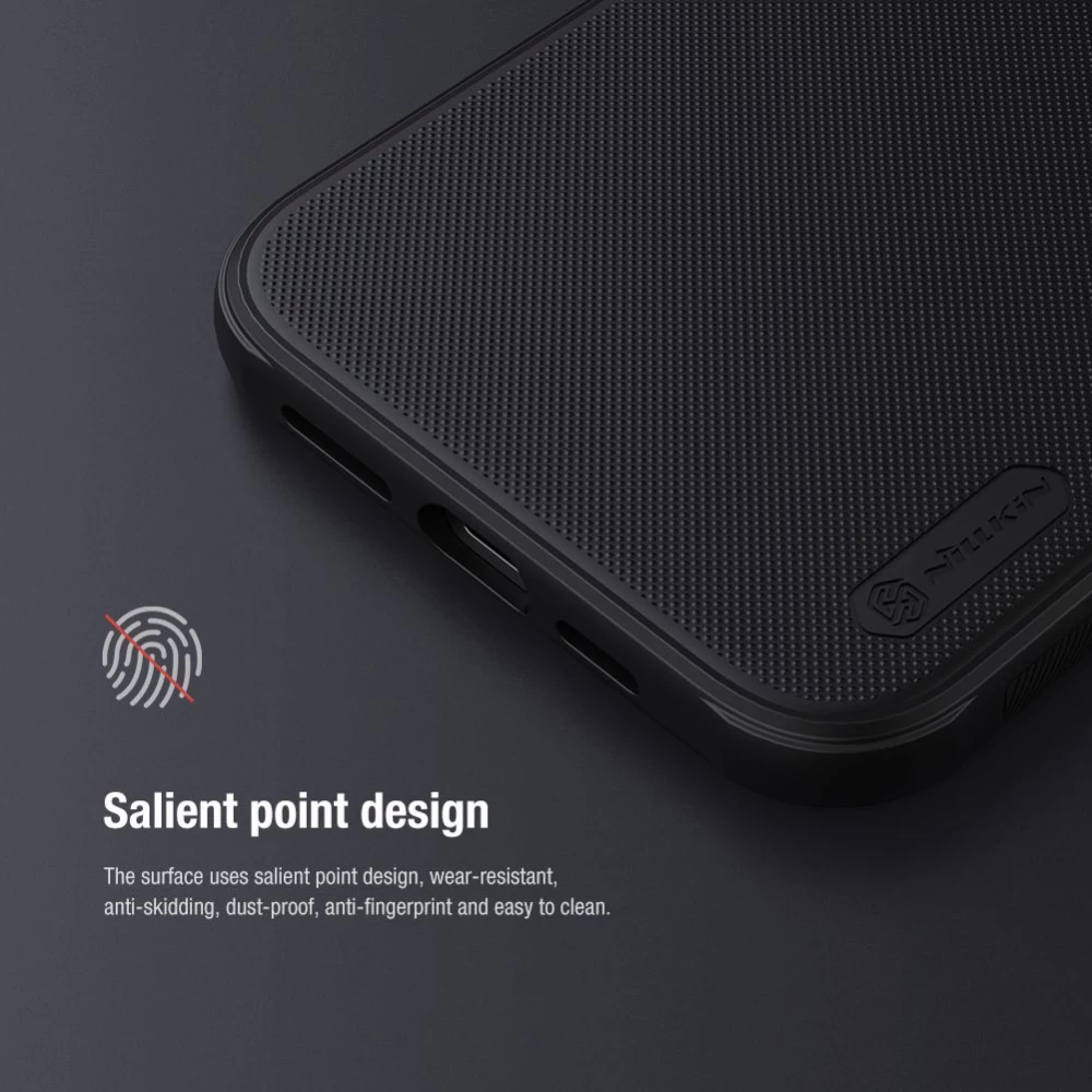 Apple iPhone 12 Pro Max suojakuori punainen Nillkin Super Frosted Shield