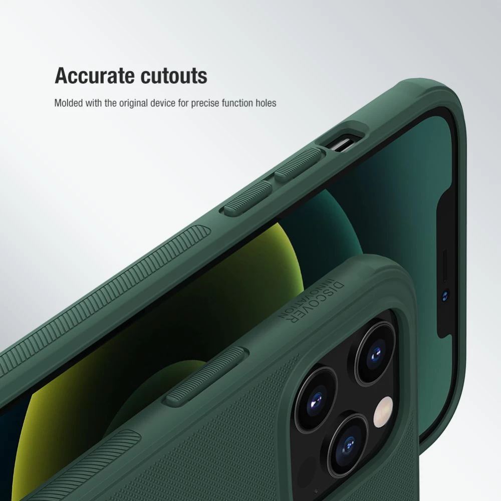 Apple iPhone 12 Pro Max suojakuori punainen Nillkin Super Frosted Shield