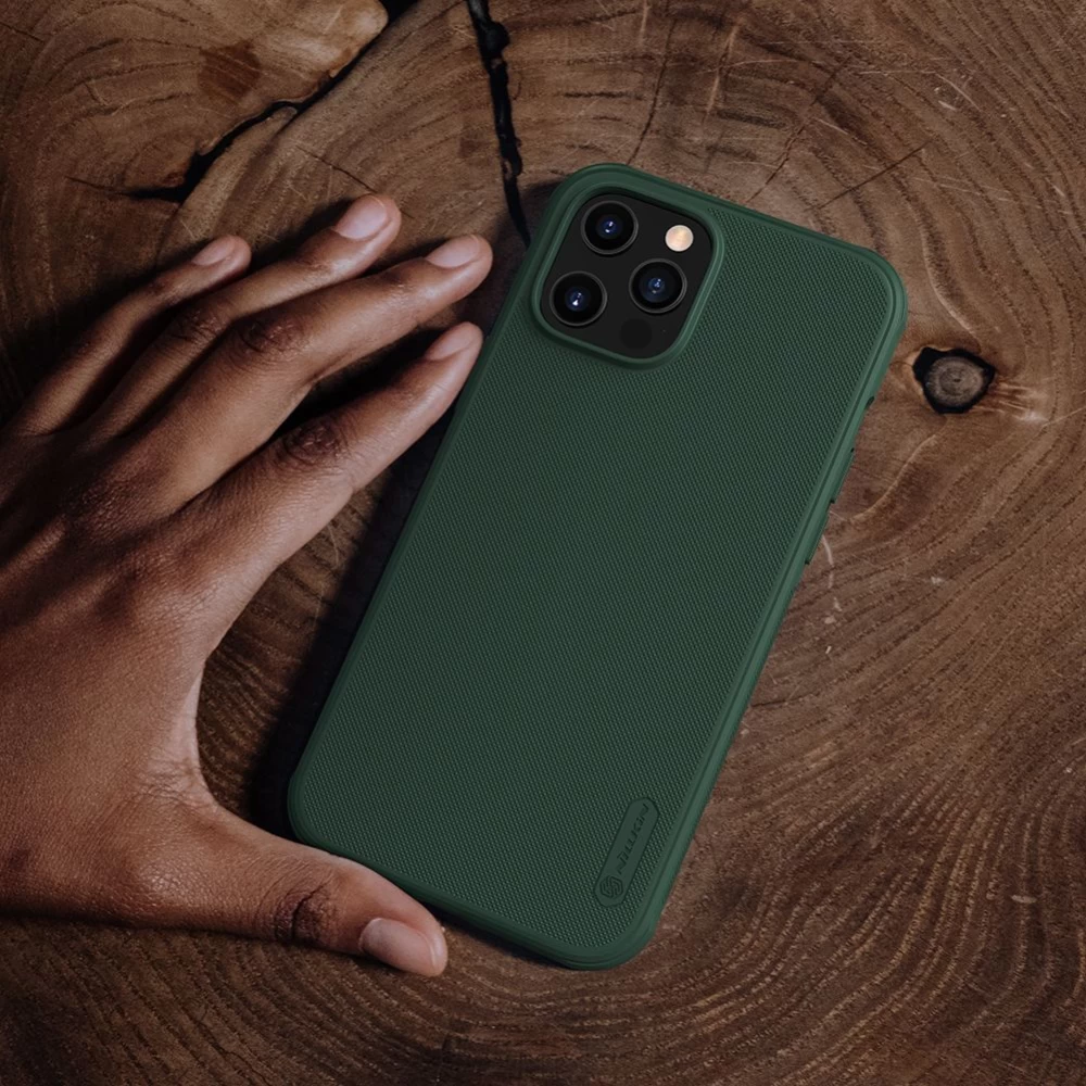 Apple iPhone 12 Pro Max suojakuori punainen Nillkin Super Frosted Shield