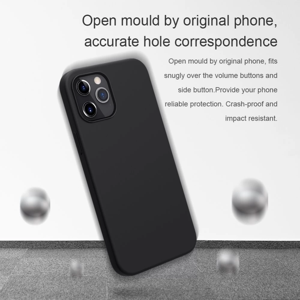 Apple iPhone 12 Pro Max suojakuori vihreä Nillkin Flex Pure