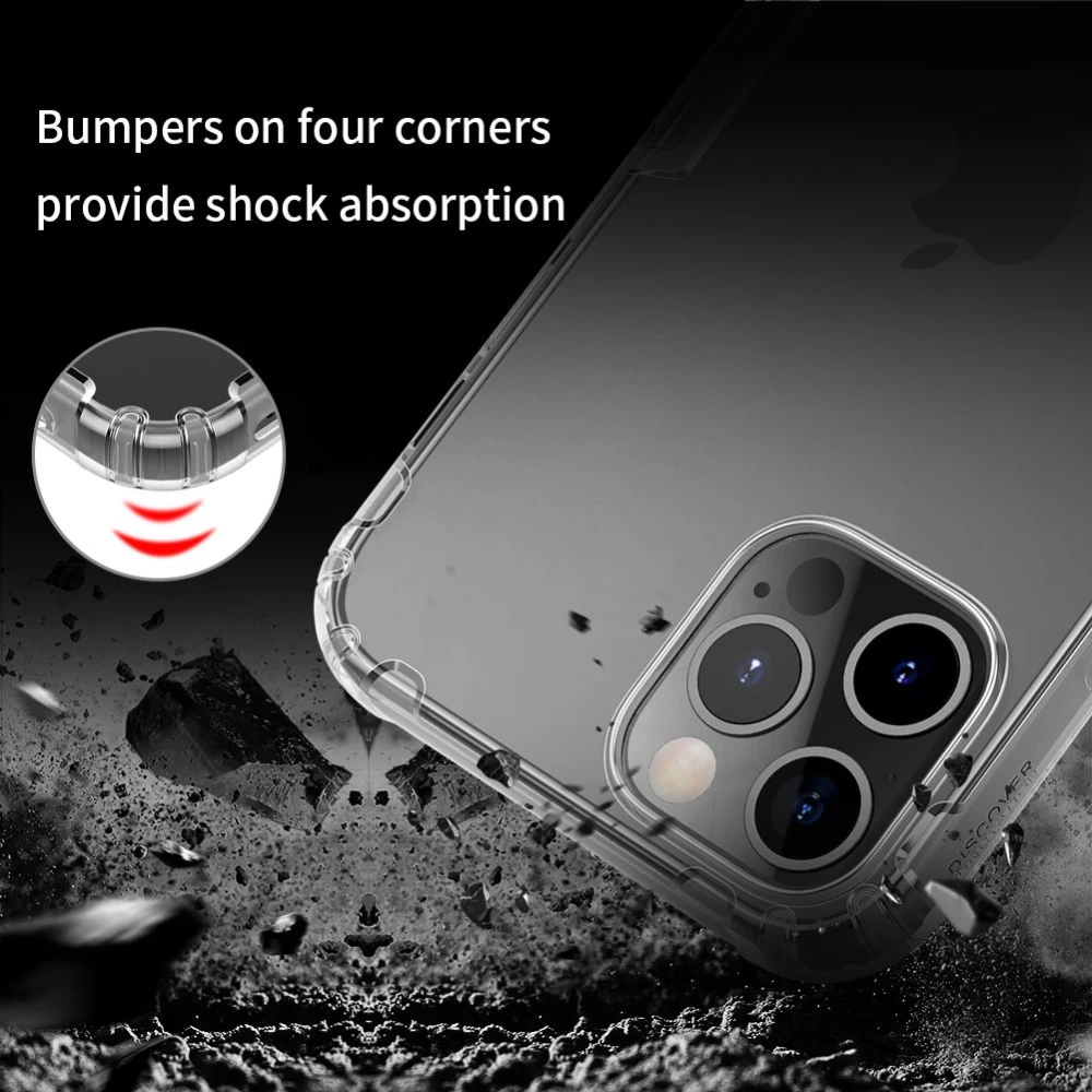 Apple iPhone 12 Pro Max suojakuori vihreä Nillkin TPU 