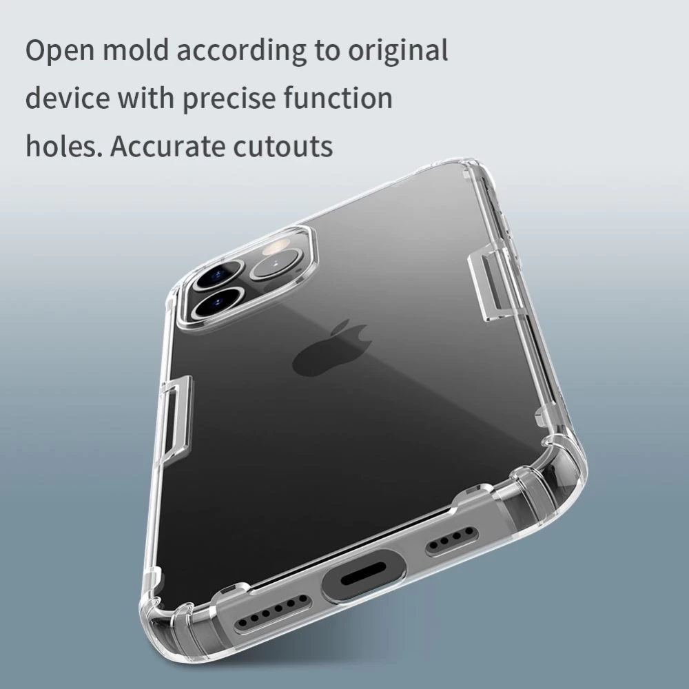Apple iPhone 12 Pro Max suojakuori vihreä Nillkin TPU 