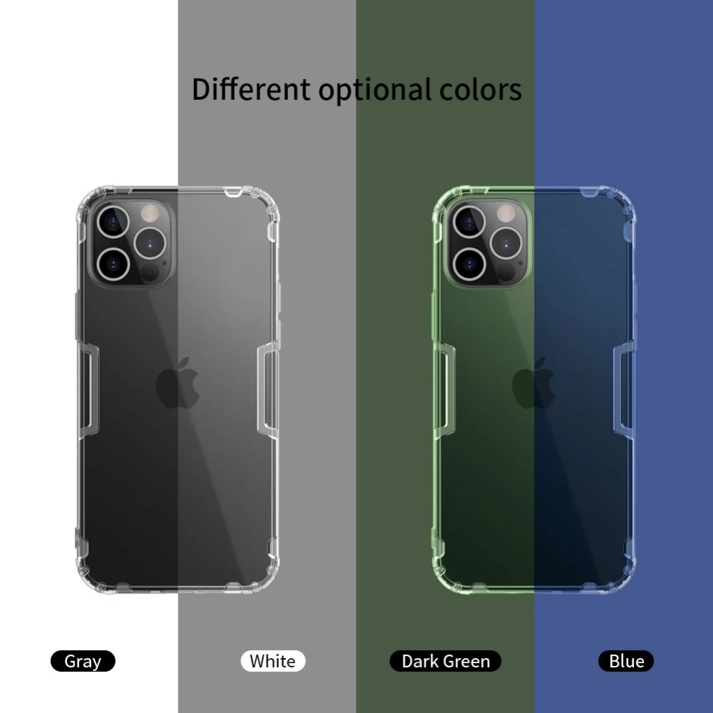 Apple iPhone 12 Pro Max suojakuori vihreä Nillkin TPU 