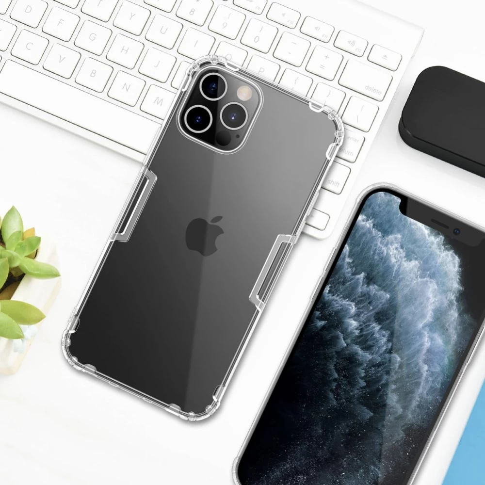 Apple iPhone 12 Pro Max suojakuori vihreä Nillkin TPU 
