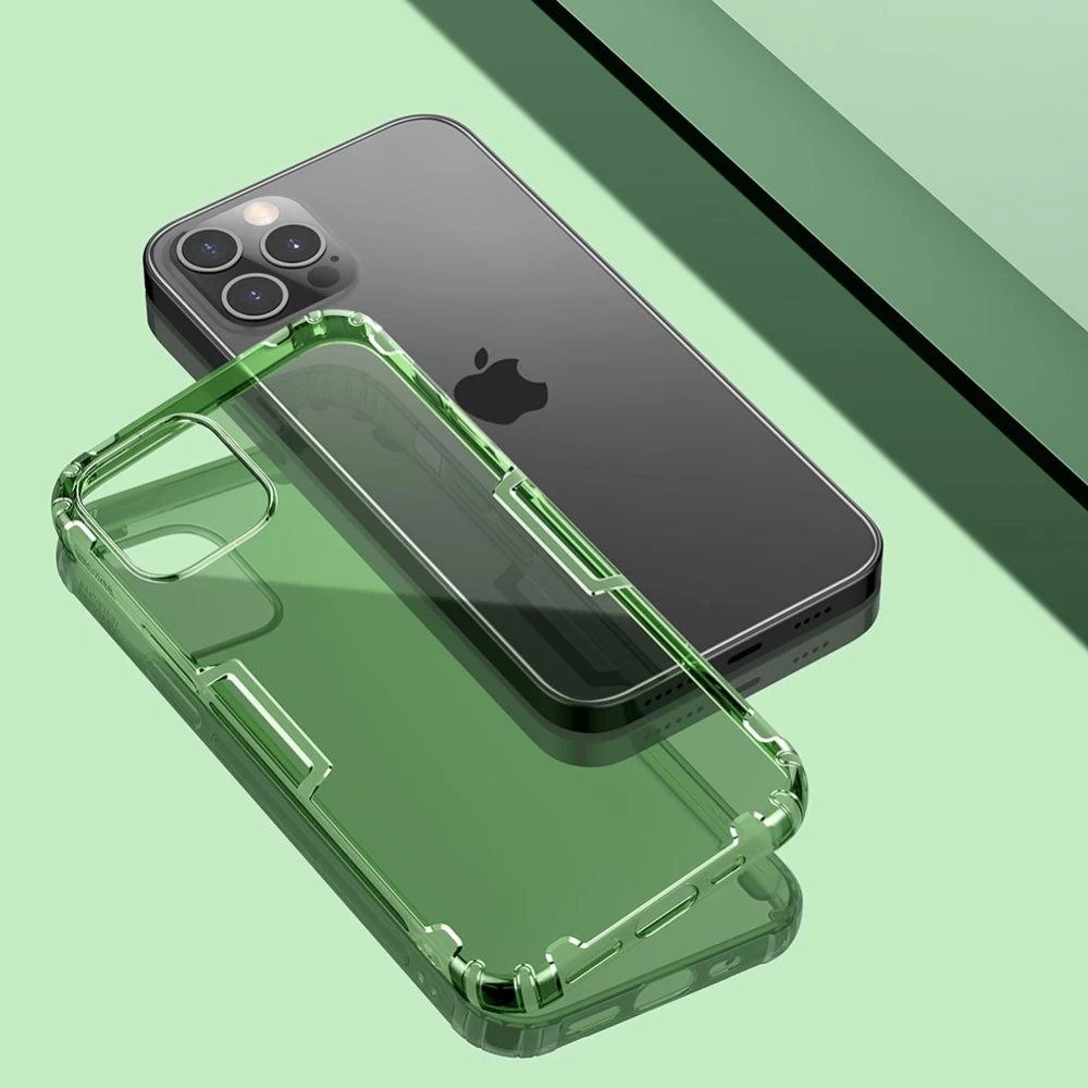 Apple iPhone 12 Pro Max suojakuori vihreä Nillkin TPU 