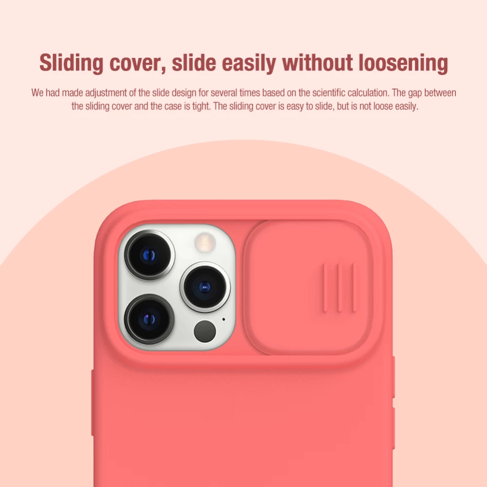 Apple iPhone 12 Pro Max suojakuori vihreä Nillkin CamShield Silky Magnetic Silicon