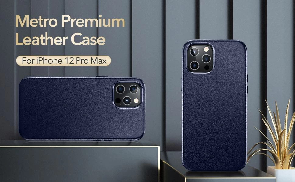 Apple iPhone 12 Pro Max skal blå ESR Metro Premium