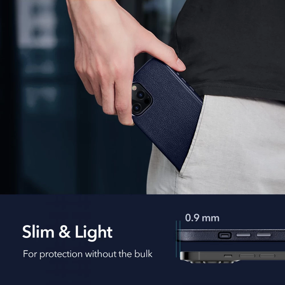 Apple iPhone 12 Pro Max skal blå ESR Metro Premium