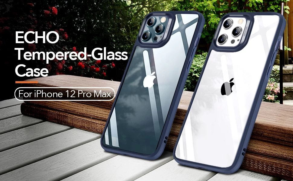 Apple iPhone 12 Pro Max suojakuori sininen ESR Ice Shield 