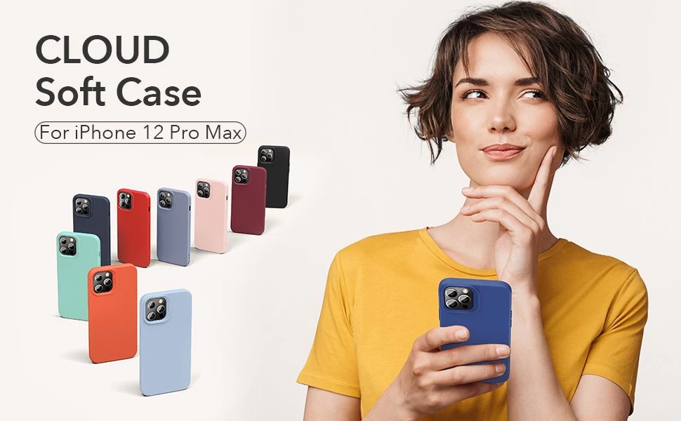 Apple iPhone 12 Pro Max suojakuori sininen ESR Cloud